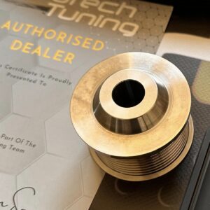 Jaguar Land Rover Autotech tuning uprated performance upper supercharger pulley for 3.0 V6 supercharged