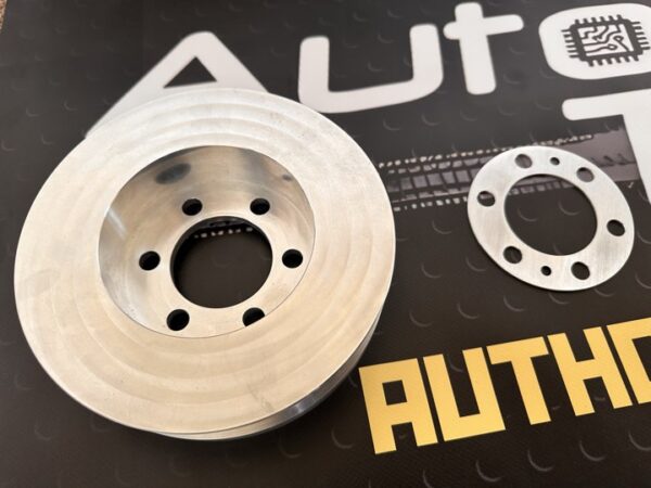 Performance supercharger crankshaft lower pulley for all Jaguar Land rover 5.0 and 3.0 supercharged - Image 2