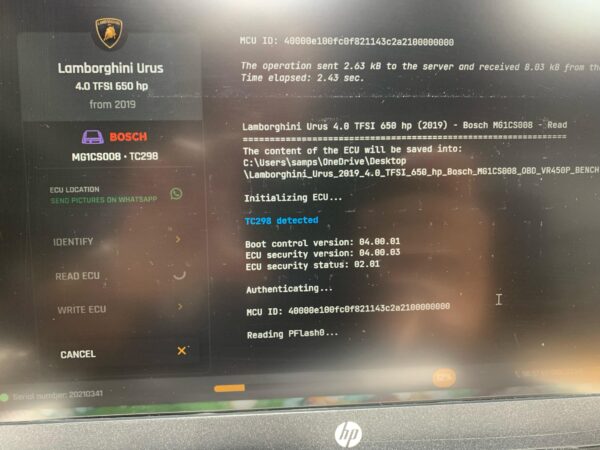 Lamborghini Level 1 Tuning Remap Service Powergate 4 Home Tuning Tool - Image 5